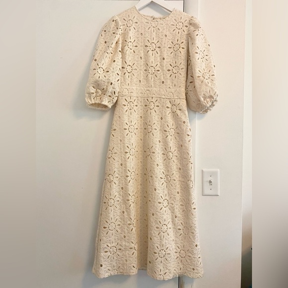 NWT SEZANE CALI DRESS Size 34 + GASTON SCARF SARA RED - Picture 6 of 14